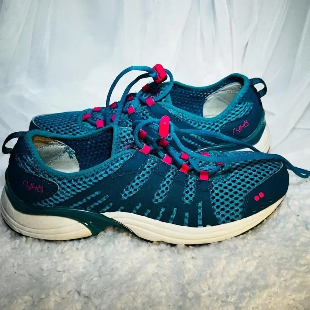 Ryka Blue and Pink Running Shoe sz 7.5
